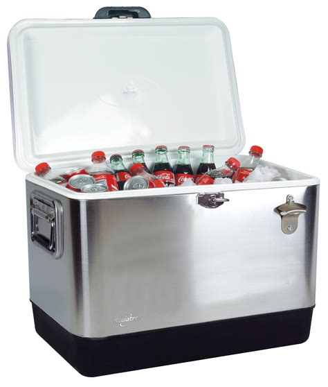 stainless steel ice cooler box|portable ice box cooler.